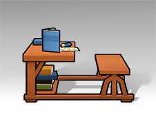 文件:家具 凌乱的课桌组合.png