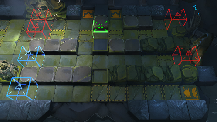 中转点（绿门）的示意样式